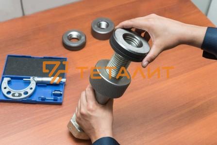 Проверка резьбы не проходным калибром М56