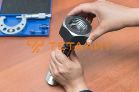Проверка гайки проходным калибром М48 