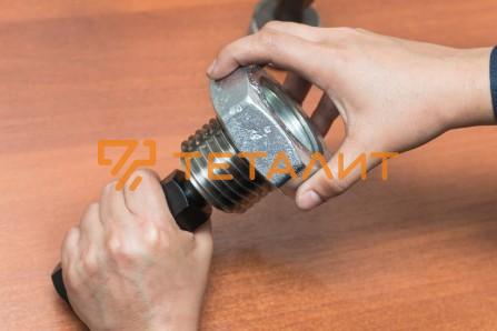 Проверка гайки проходным калибром М56 