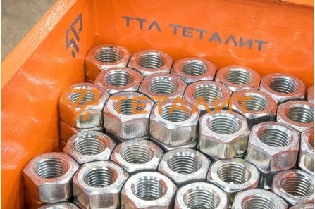 Гайка М42, ст. 40x, к. п. 8, оцинкованные